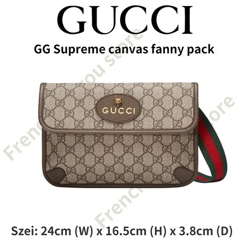 fanny pack gucci model